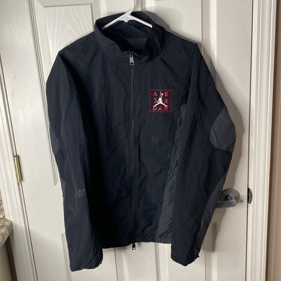 Jordan Other - Vintage Jordan mens small black windbreaker zip up jacket